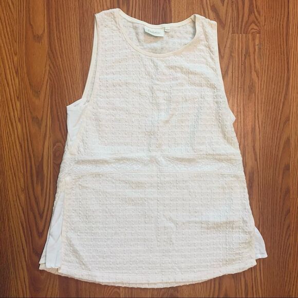 ANTHROPOLOGIE Deletta Ivory Embroidered Top Small - Picture 3 of 16